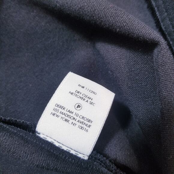 Derek Lam 10 Crosby Black Pants Wide Flare Legs - Picture 11 of 13